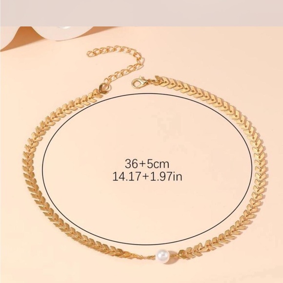 Pearl choker necklace - Picture 2 of 2